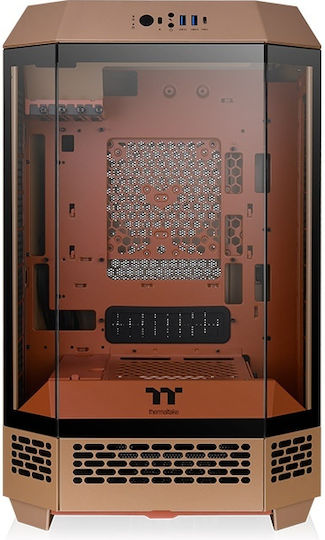 Thermaltake The Tower 300 Micro Tower Κουτί Υπολογιστή με Πλαϊνό Παράθυρο και RGB Φωτισμό Gravel Sand - Image 2