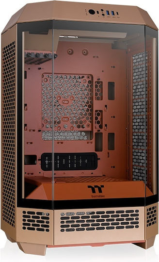 Thermaltake The Tower 300 Micro Tower Κουτί Υπολογιστή με Πλαϊνό Παράθυρο και RGB Φωτισμό Gravel Sand - Image 3