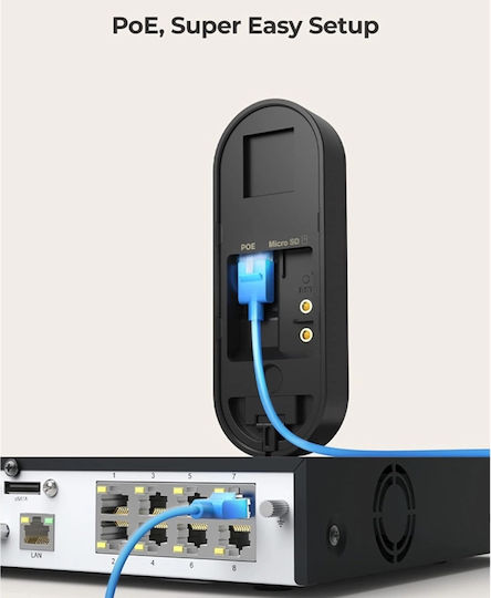 Reolink D340P Κουδούνι Πόρτας Συμβατό με Alexa Μαύρο - Image 6