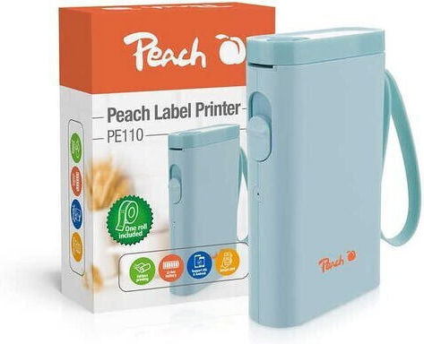 Peach Εκτυπωτής Ετικετών Απευθείας Μεταφοράς PE110-bl - Image 2