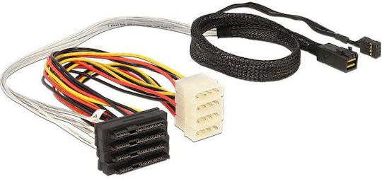 DeLock SAS - SAS Cable 50cm Μαύρο (83390) - Image 3