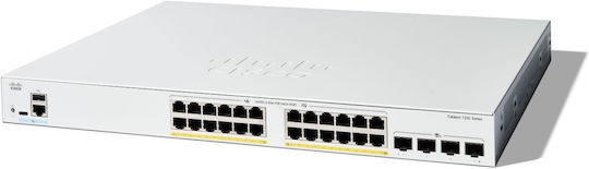 Cisco Catalyst C1200-24FP-4X Managed L2 / L3 PoE++ Switch με 24 Θύρες Ethernet και 4 SFP Θύρες