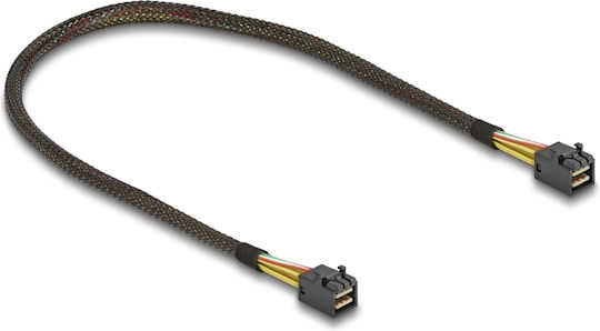 DeLock Mini SAS - Mini SAS Cable 50cm Μαύρο (83386) - Image 3