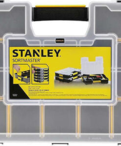 Stanley Sort Master Ταμπακιέρα Εργαλείων 17 Θέσεων με Ρυθμιζόμενα Χωρίσματα Μαύρη 43.1x33.3x8.8εκ. 1-94-745