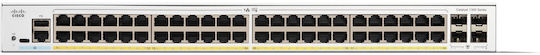 Cisco Catalyst 1300 Managed L2 / L3 PoE+ Switch με 48 Θύρες Gigabit (1Gbps) Ethernet και 4 SFP Θύρες - Image 2