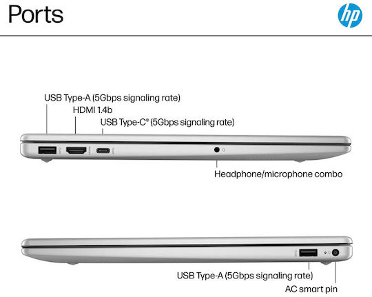 HP 15-fd0107dx 15.6" IPS FHD (i7-1255U/16GB/512GB SSD/W11 S) (US Keyboard) - Image 3