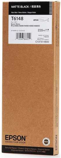 Epson T6148 Γνήσιο Μελάνι Εκτυπωτή InkJet Matte Μαύρο (C13T61480N) - Image 2
