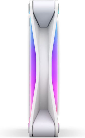 NZXT F120 RGB Duo Case Fan με Σύνδεση 4-Pin PWM Λευκό - Image 11