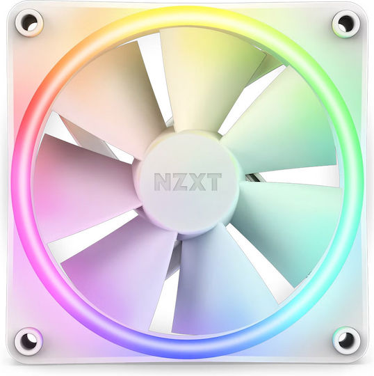 NZXT F120 RGB Duo Case Fan με Σύνδεση 4-Pin PWM Λευκό - Image 4