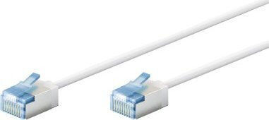 Goobay U/FTP (STP) Cat.6a Καλώδιο Δικτύου Ethernet 1m Λευκό 1τμχ 74332