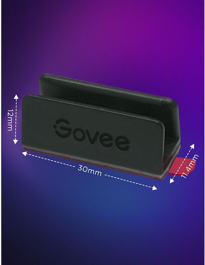 Govee Neon Rope Light 2 Bracket 20 Pcs Black - Image 4