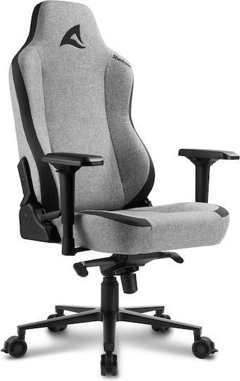Sharkoon Skiller SGS40 Fabric Υφασμάτινη Καρέκλα Gaming με Ρυθμιζόμενα Μπράτσα Γκρι - Image 9