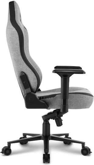 Sharkoon Skiller SGS40 Fabric Υφασμάτινη Καρέκλα Gaming με Ρυθμιζόμενα Μπράτσα Γκρι - Image 8