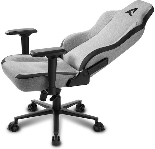Sharkoon Skiller SGS40 Fabric Υφασμάτινη Καρέκλα Gaming με Ρυθμιζόμενα Μπράτσα Γκρι - Image 7