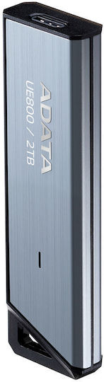 Adata Elite Ue800 2.0TB USB 3.2 Stick με σύνδεση USB-C Ασημί - Image 4