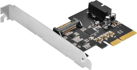 Silverstone Κάρτα PCIe σε 1 θύρα USB 3.1 ECU04-E (SST-ECU04-E) - Image 3