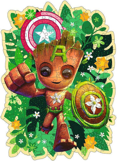 Ξύλινο Παιδικό Puzzle Marvel: Groot 150pcs Ravensburger - Image 2