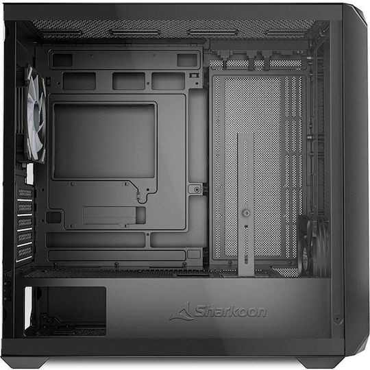 Sharkoon MK2 RGB Gaming Micro Tower Κουτί Υπολογιστή με Πλαϊνό Παράθυρο Μαύρο - Image 7