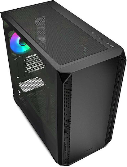 Sharkoon MK2 RGB Gaming Micro Tower Κουτί Υπολογιστή με Πλαϊνό Παράθυρο Μαύρο - Image 8