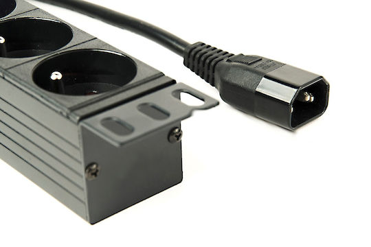 Gembird EG-PDU-014-FC14 Πολύπριζο Rack 1U 8x Schuko Μαύρο - Image 5