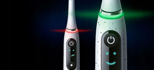Oral-B Io Series 10 Ηλεκτρική Οδοντόβουρτσα με Χρονομετρητή, Αισθητήρα Πίεσης και Θήκη Ταξιδίου White - Image 5