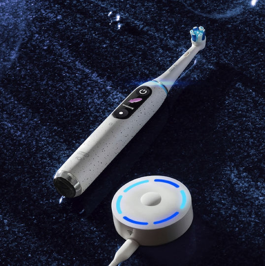 Oral-B Io Series 10 Ηλεκτρική Οδοντόβουρτσα με Χρονομετρητή, Αισθητήρα Πίεσης και Θήκη Ταξιδίου White - Image 3