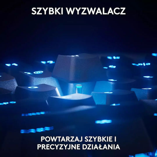 Logitech Pro X TKL Rapid Gaming Πληκτρολόγιο Tenkeyless με Magnetic διακόπτες και RGB φωτισμό (Αγγλικό US) - Image 9