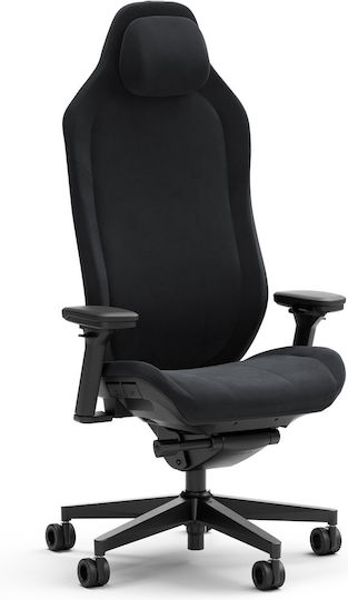 Fractal Design Refine Υφασμάτινη Καρέκλα Gaming με Ρυθμιζόμενα Μπράτσα Alcantara Dark - Image 3