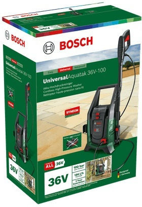 Bosch UniversalAquatak 36V-100 Πλυστικό Μπαταρίας 36V 1x4Ah με Πίεση 100bar - Image 2