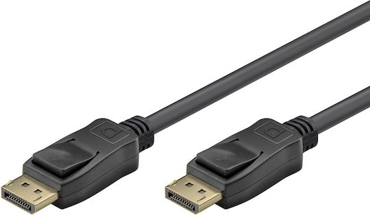 Goobay Cable DisplayPort male - DisplayPort male 1m Μαύρο (74759)