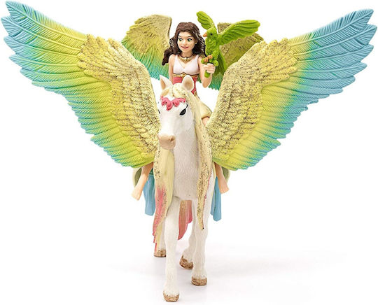 Schleich-S Παιχνίδι Μινιατούρα Fairy Surah with Glitter Pegasus Bayala για 5-12 Ετών 18εκ. 70566 - Image 4