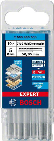 Bosch Cyl-9 Multiconstruction Σετ 10 Διαμαντοτρύπανα Καρβιδίου για Μέταλλο, Δομικά Υλικά και Ξύλο 2608900638 - Image 4