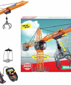 Dickie Mega Crane Τηλεκατευθυνόμενο Δομικό Όχημα Stunt Πορτοκαλί 201139012