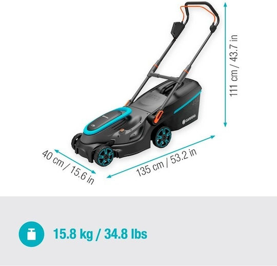 Gardena Powermax Μηχανή Γκαζόν Μπαταρίας 14638-20 - Image 5