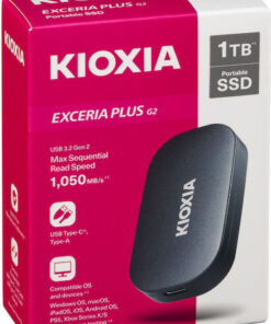 Alternative view of Kioxia EXCERIA PLUS G2 USB 3.2 / USB-C Εξωτερικός SSD 1TB Μαύρο