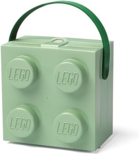LEGO Box Πλαστικό Παιδικό Δοχείο Φαγητού Πράσινο 16.56 x 16.5 x 11.7εκ. 40240005 - Image 2
