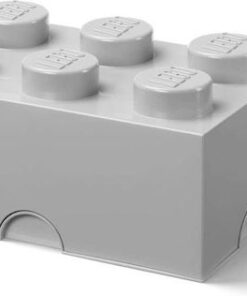 LEGO Πλαστικό Παιδικό Δοχείο Φαγητού Γκρι 40000805