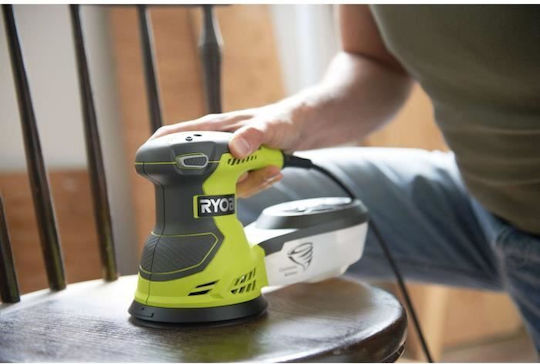 Ryobi ROS-300A Έκκεντρο Τριβείο 125mm Ρεύματος 300W με Ρύθμιση Ταχύτητας και με Σύστημα Αναρρόφησης - Image 5