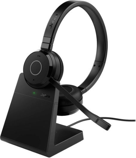 Jabra Evolve 65 Te Link Ms Mono Stand Wireless Headphones - Image 3
