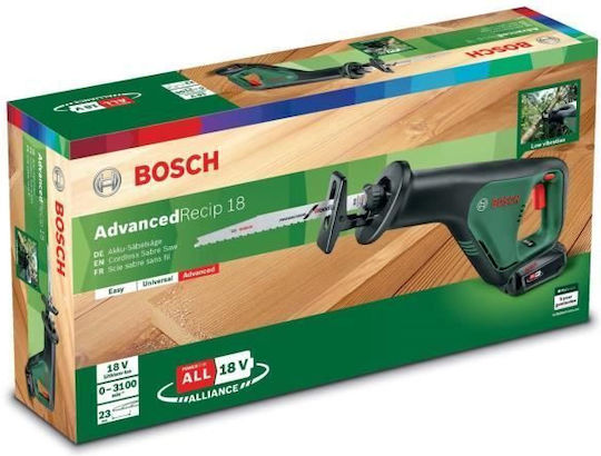 Bosch AdvancedRecip 18 Σπαθοσέγα 18V 1x2.5Ah 06033B2403 - Image 2