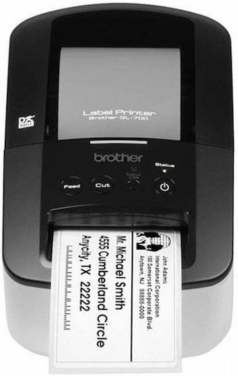 Brother Ql-700 Εκτυπωτής Ετικετών Απευθείας Μεταφοράς USB 300 dpi QL-700 - Image 4