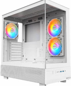 Montech XR Midi Tower Κουτί Υπολογιστή με ARGB Φωτισμό Λευκό