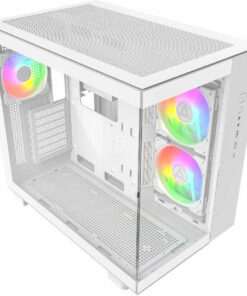 Montech King 65 Pro Gaming Midi Tower Κουτί Υπολογιστή με Πλαϊνό Παράθυρο και RGB Φωτισμό Λευκό
