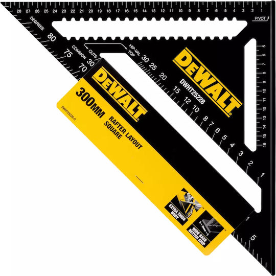 Dewalt Γωνιόμετρο Μαραγκών Αλουμινίου Μήκους 30εκ. DWHT25228-0 - Image 2