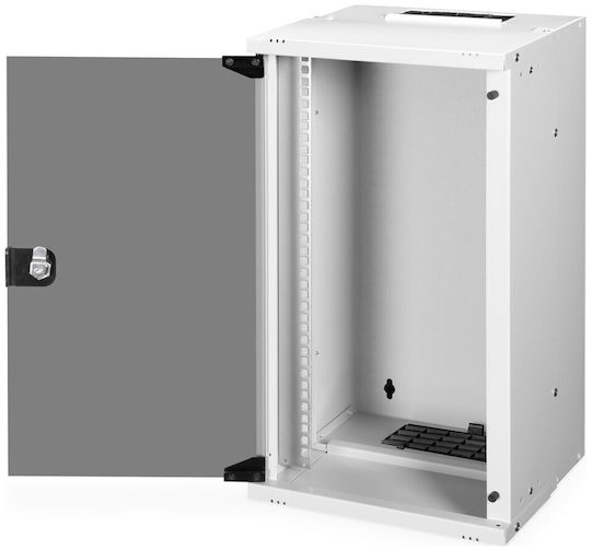 Digitus Επιτοίχια Καμπίνα Rack 12U 59.5x31.5x30cm Γκρι DN-49104 - Image 3