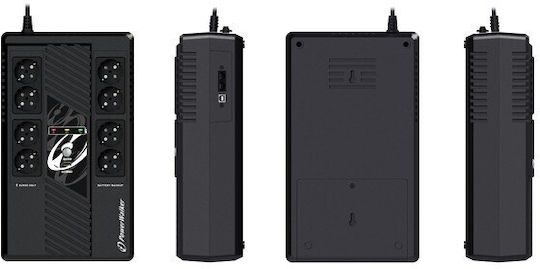 Powerwalker VI 800 MS UPS Line-Interactive 800VA 480W με 8 Schuko Πρίζες - Image 6