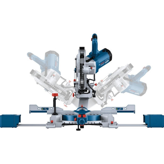 Bosch 0601B49100 Φαλτσοπρίονο Μπαταρίας Συρόμενο με Δίσκο Κοπής Διαμέτρου 254mm & Ταχύτητα Κοπής 4500rpm - Image 3