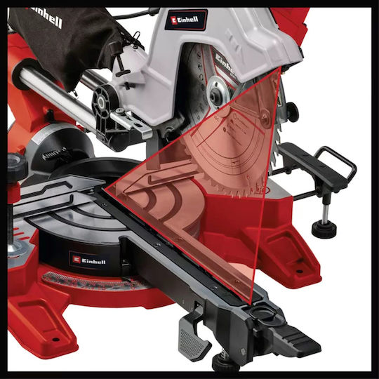 Einhell 4300877 Φαλτσοπρίονο Ρεύματος με Ισχύ 1800W, Οδηγό Laser & Δίσκο Κοπής Διαμέτρου 254mm - Image 8