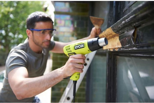 Ryobi EHG 2000 Πιστόλι Θερμού Αέρα 2000W με Ρύθμιση Θερμοκρασίας εως και 600°C - Image 7