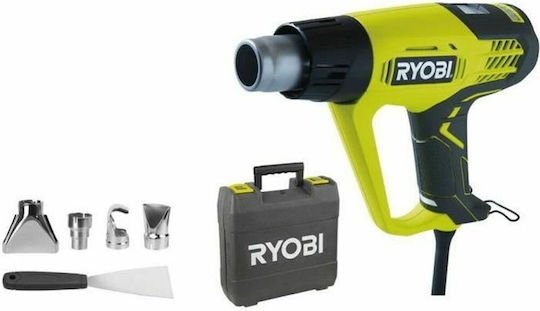 Ryobi EHG 2020 LCD Πιστόλι Θερμού Αέρα 2000W με Ρύθμιση Θερμοκρασίας εως και 650°C - Image 2